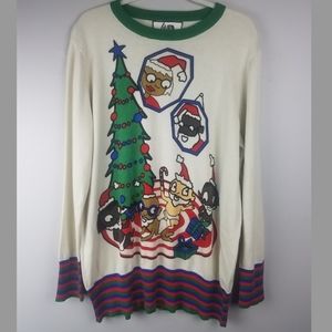 Whoopi Ugly Christmas Sweater Size Large Unisex 2017 Collectible